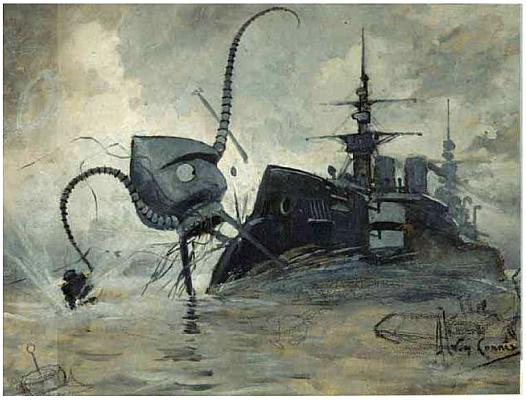 AntoineVanner's tweet photo. HMS Thunder Child,heroine of H.G.Wells’”War of the Worlds” was based on a real ship. Blog: https://t.co/qUMHc9pSTa https://t.co/UlJMMGvlFX