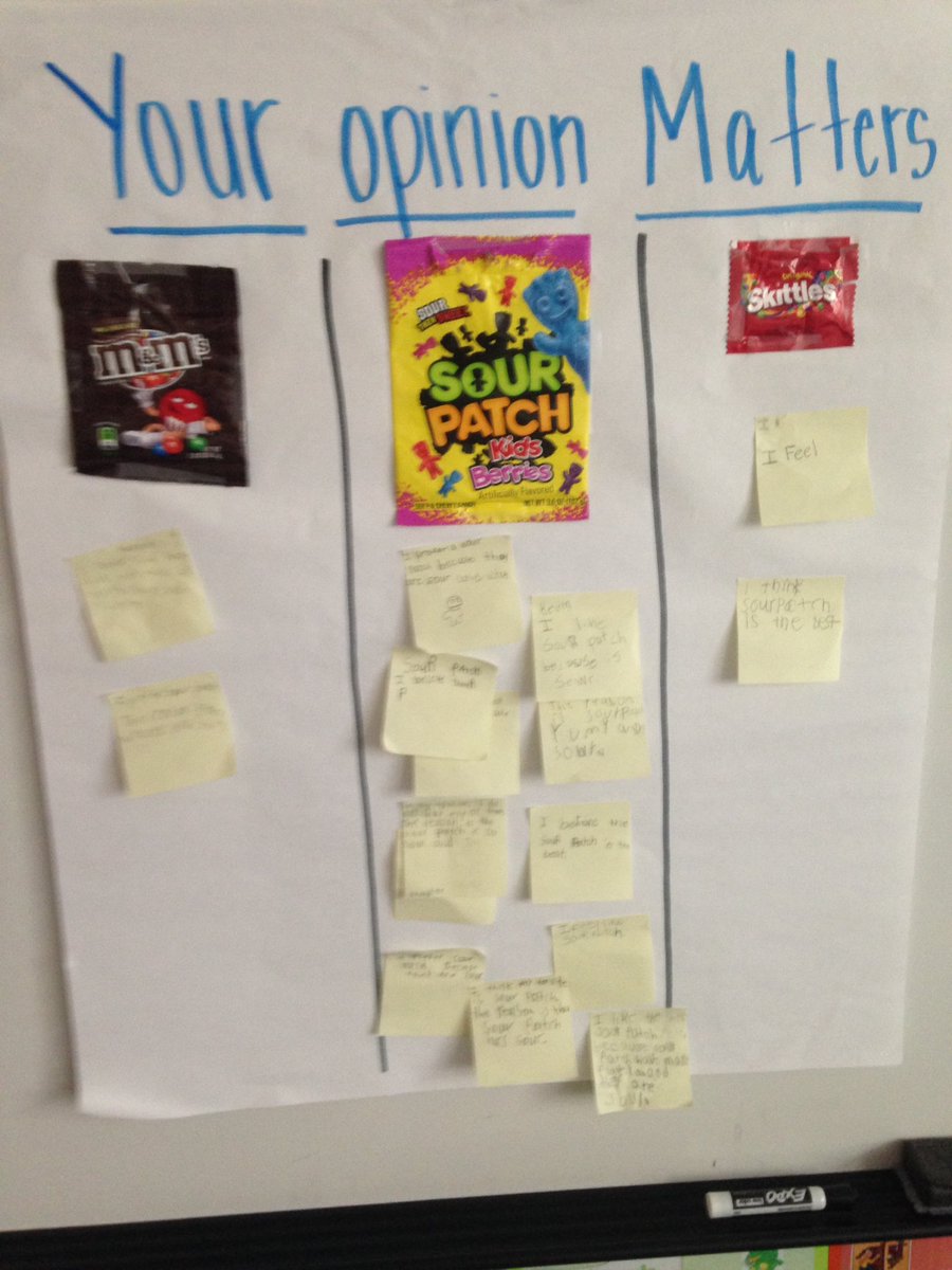 AlyssaRumsey's tweet photo. So apparently m&amp;ms and skittles are no match against sour patch! Gotta say I do agree! #YearOfTheLion#opinionwriting https://t.co/x7NQa4MfML