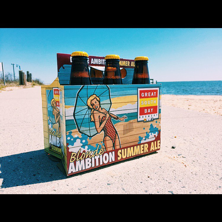 greatsouthbay's tweet photo. Hangin' with #BlondeAmbition Summer Ale all day! #AskforGSB #Drinklocal #drinkcraft #GSB https://t.co/QWw0qU76ab