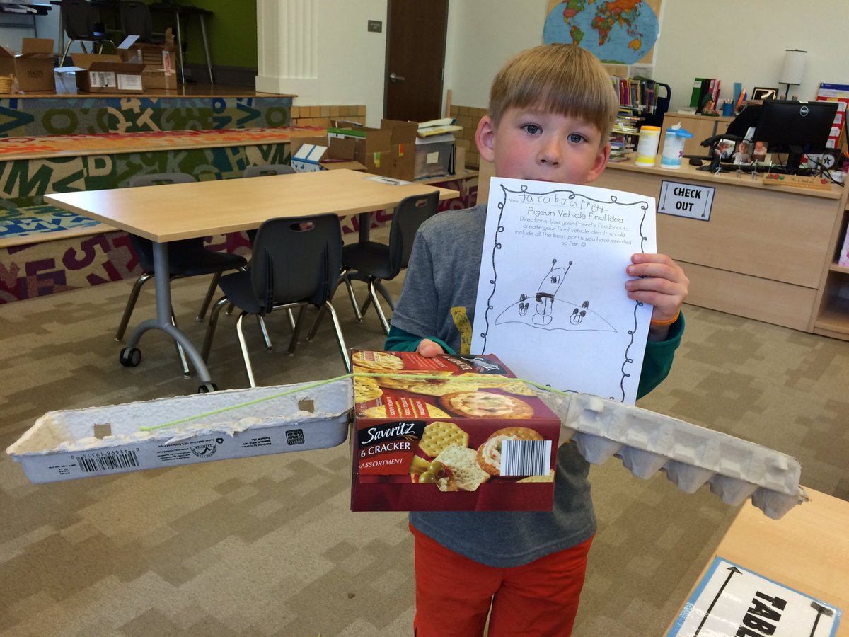 LauraRHartley's tweet photo. @WBESMsGoodman kids designed &amp; built new vehicles for @The_Pigeon too! #STEM #engineer #surfboards #planes https://t.co/9yGjDEhA5F