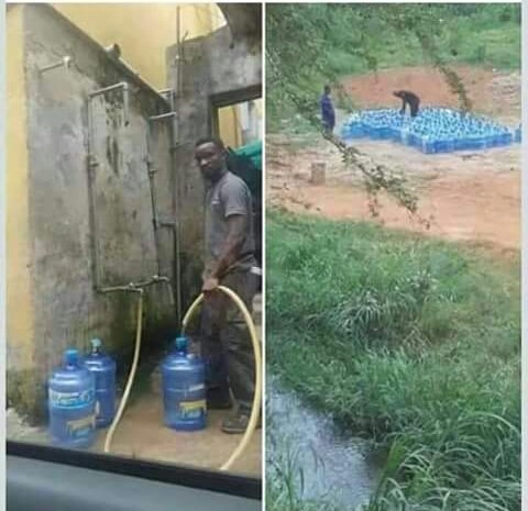 THEOgada's tweet photo. #ItsTimeForKenyansTo redefine what water "bottled at the source" means... Cc @ConsumersKenya https://t.co/tCUyLKtT2U