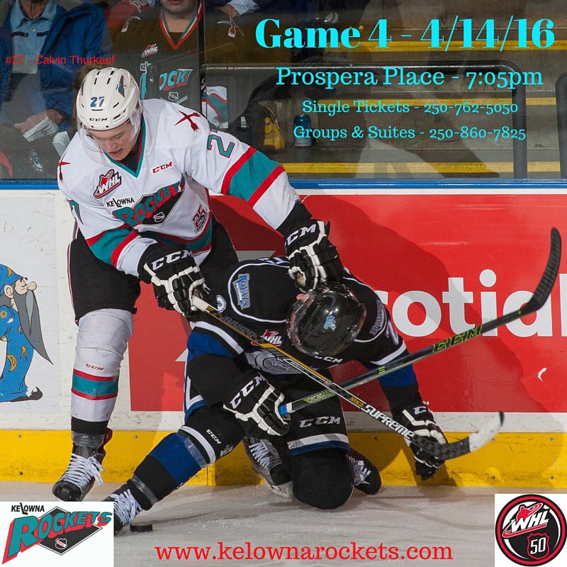 Kelowna_Rockets's tweet photo. 🚀🚨CONTEST ALERT🚨🚀

RT this &amp; be entered to win 2 Club Seats &amp; a $20 GC to the concession for Game 4! https://t.co/D4EkzZt1eY