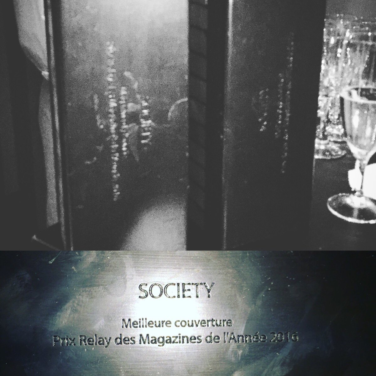 allsound_studio's tweet photo. prix du meilleur magazine de l'année + prix de la meilleure Une de l'année pour Society @SocietyOfficiel #PRMDA Fier https://t.co/fBejXU4yFE