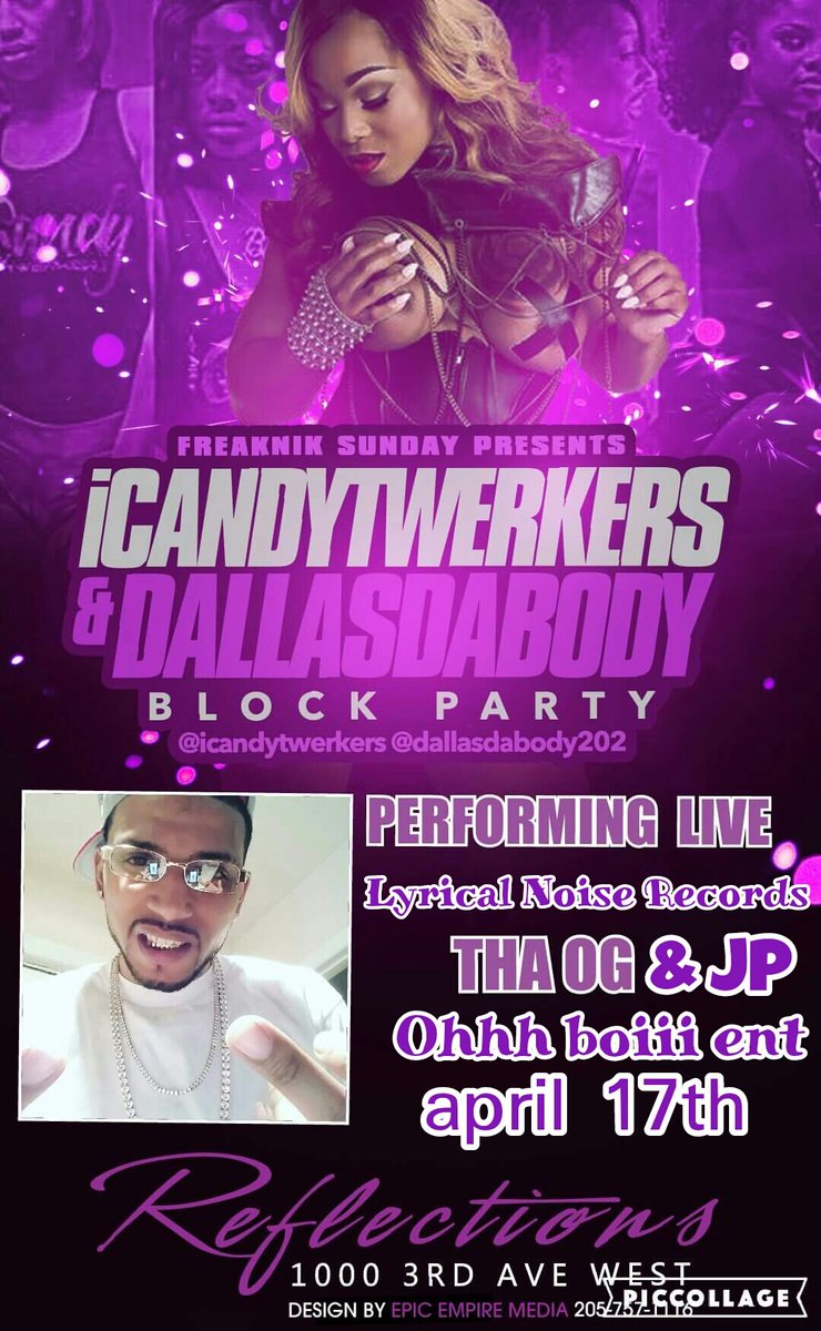 thaOg205's tweet photo. ohhh boiii. this Sunday @reflections in bham al. Biggest Block Party In Da City https://t.co/OTfEbeaW9a