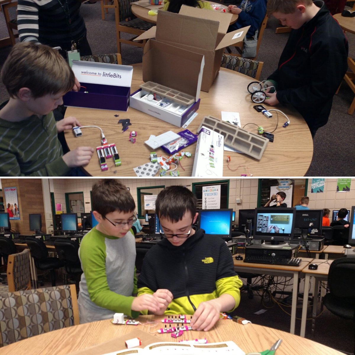 HartMSMakers's tweet image. Experimenting with @littleBits #synthkit and Gizmos and Gadgets! #makerspace #makered #leadwithHART