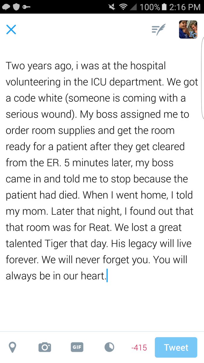 wasp1928's tweet photo. "Live life to the fullest and never give up!"
-Reat G. Underwoord.
You will always be in our heart #RIPReat https://t.co/bibT4ZILwi