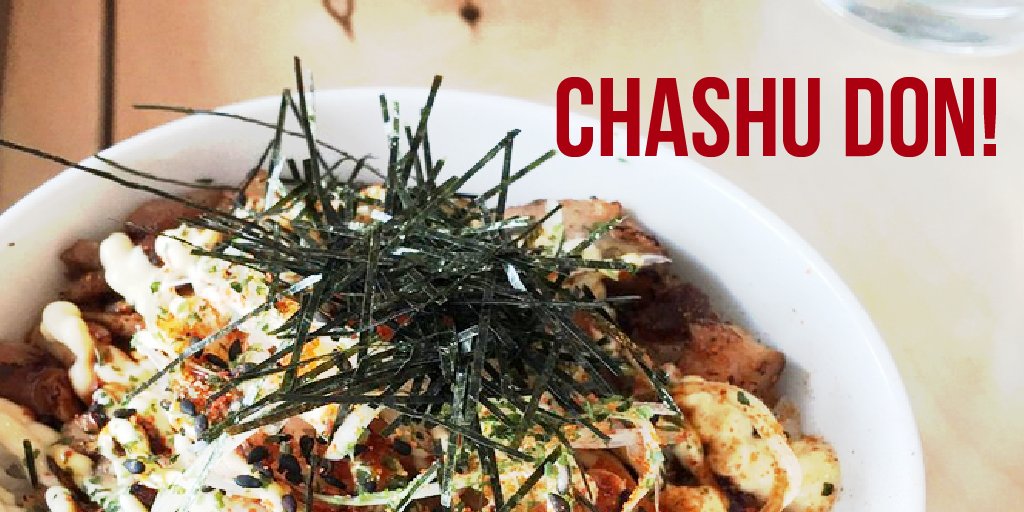 UmamiNoodle_Bar's tweet photo. Chashu Don = Yum! This rice bowl is topped with tender pork and is the perfect side dish for ramen! #chashudon #yyc https://t.co/HxLU9FOPYU