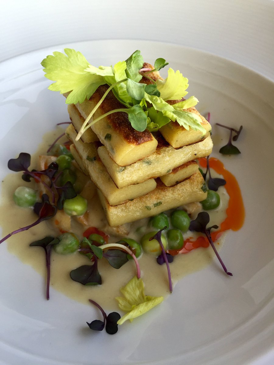 Ramps season is here! Celebrate with this tasty dish from <a href="/jahyute4/">Cardel Reid</a> of <a href="/SignatureRoom95/">The Signature Room®</a> #SweetPotatoGnocchi #ramps