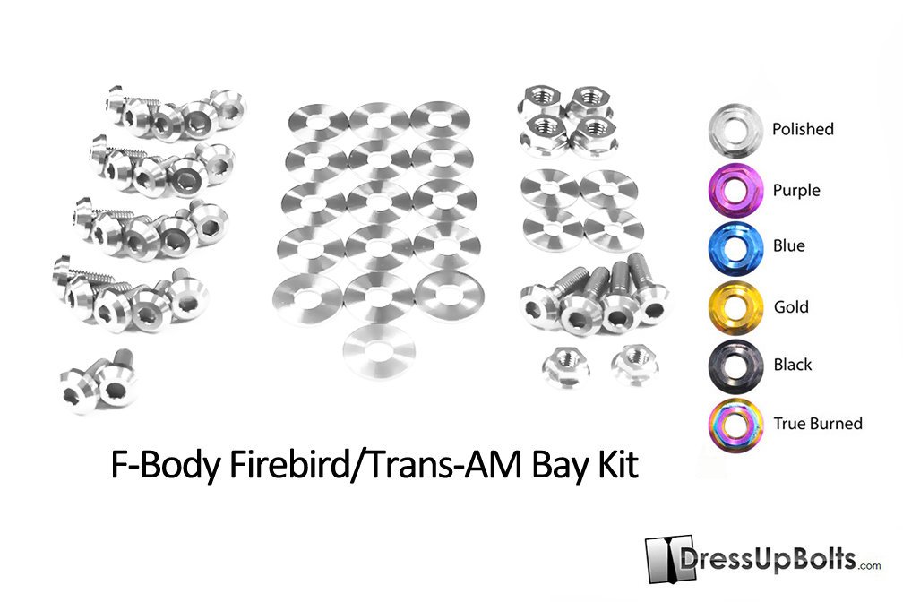 DressUpBolts's tweet photo. New product alert! We now carry #dressup kits for the #fbody #firebird and #transam !
https://t.co/8tKbALgIm7 https://t.co/ZvQC2ApOMg