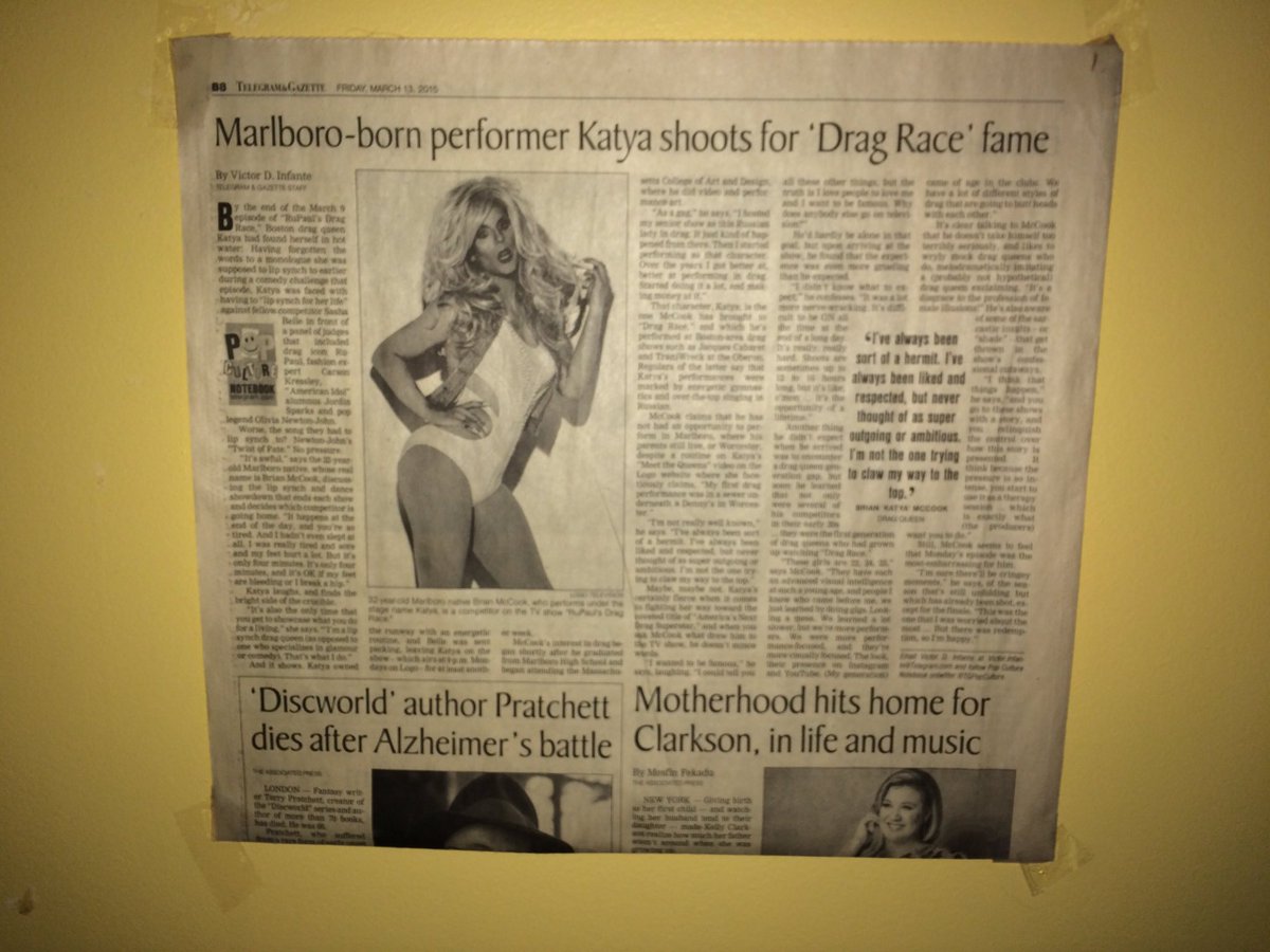 pepperlipsxoxo's tweet photo. But also I got this newspaper when drag race season 7 was first starting...little did I know....... https://t.co/WRpx8wNTjN