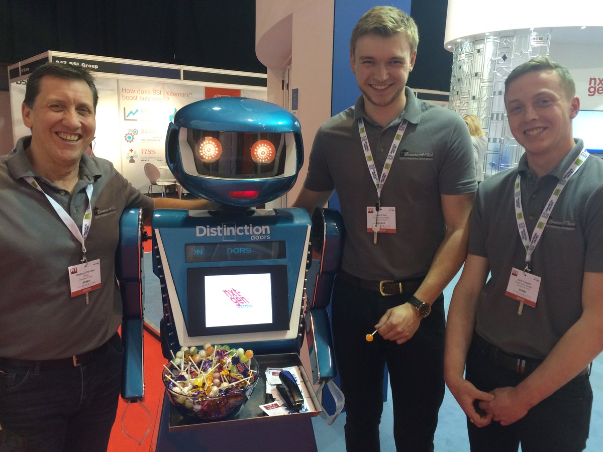 DistinctionDrs's tweet photo. Great to meet you today on stand 246 @Conservatech1 #NxtGen https://t.co/Z0ebfTekOI
