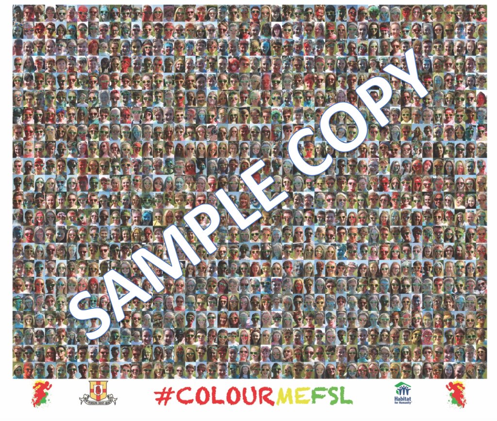 FSLnews's tweet photo. Please pick up your copy of the #ColourMeFSL poster this week.£3 or 2 for £5! All proceeds to Habitat for Humanity! https://t.co/67fEE2QoeK
