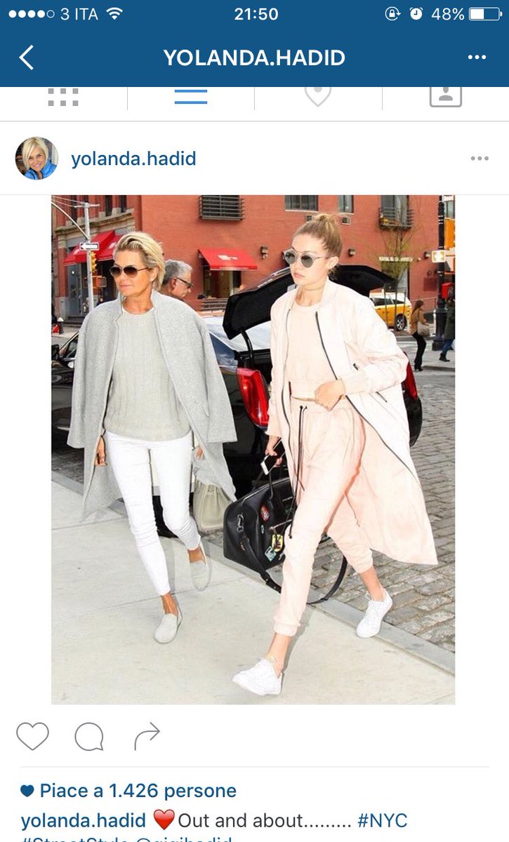 madidzg's tweet image. La mamma di Gigi su #IG #GigiHadid #yolandafoster ~Chiara
