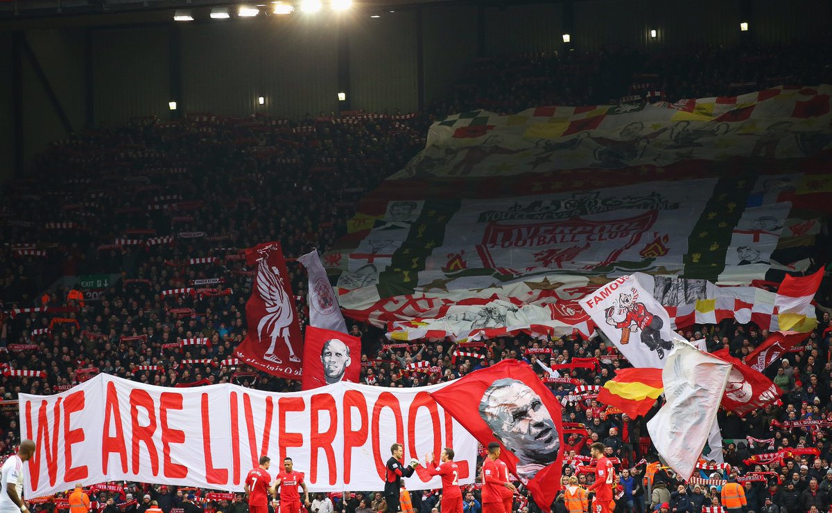 LFC's tweet photo. "The atmosphere can be the biggest difference," Jürgen Klopp said of tomorrow.

We can't wait to see your support! https://t.co/3ubPiwFvuP