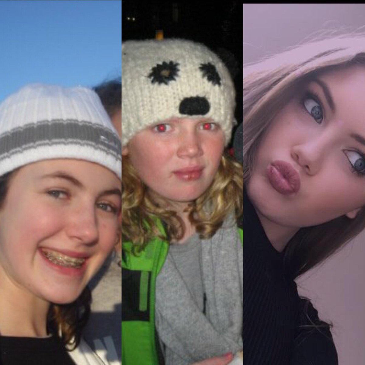 livwatson16's tweet photo. Me and @evewatson30 at 13 vs @AmiliaWatson at 13 https://t.co/HeJbSFYjp0