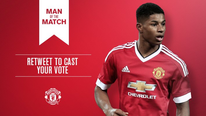 Retweet to vote for Marcus Rashford as #mufc's Man of the Match v West Ham.