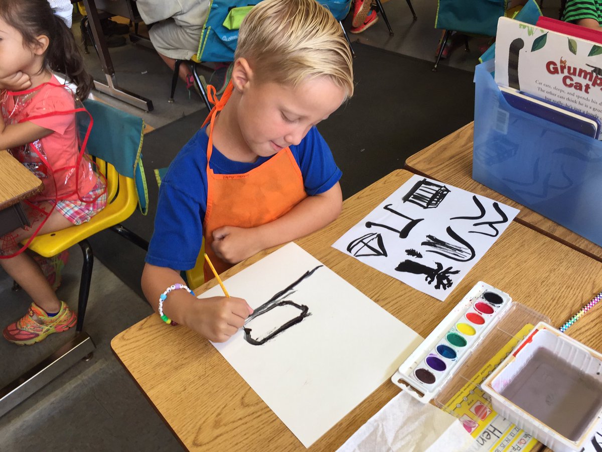 KinderOwls's tweet photo. Creating Chinese art with Mrs Grunenberg https://t.co/QCCt8C5gu4