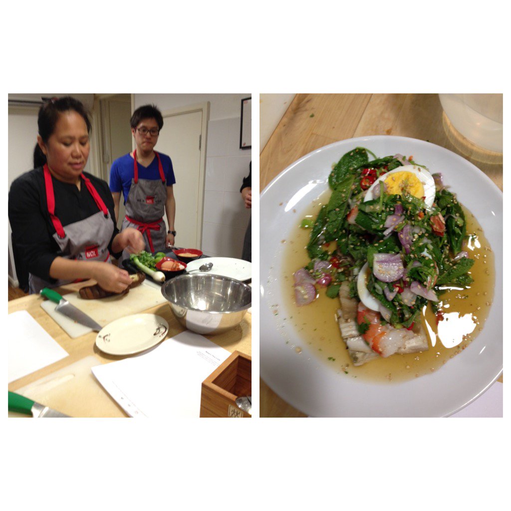 mitziebakes's tweet photo. Fresh and fragrant food-thanks to @RosasThaiCafe @SchoolofWok @SainsburysMag #ilovedthis https://t.co/mojy2XjP3t