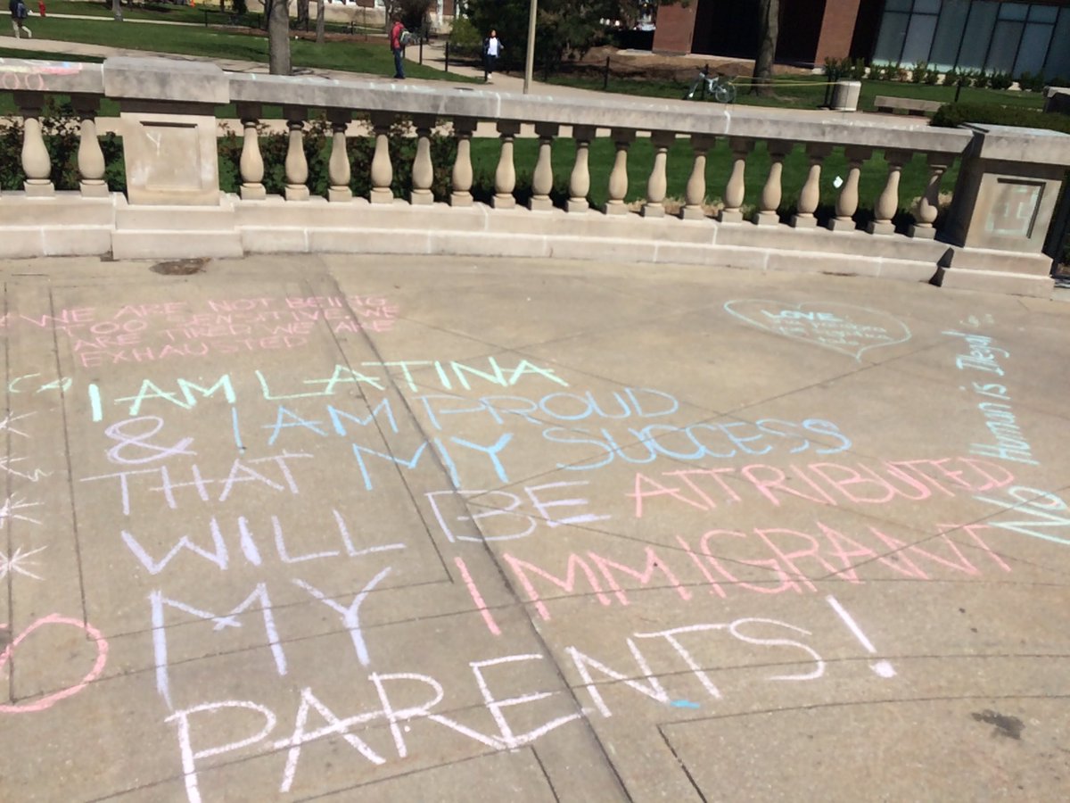 pbaileywells's tweet photo. "#RacistIllini #NotJustAParty" "I am Latina & I am proud that my success will be attributed to my immigrant parents" https://t.co/DY3Tk4Dtue