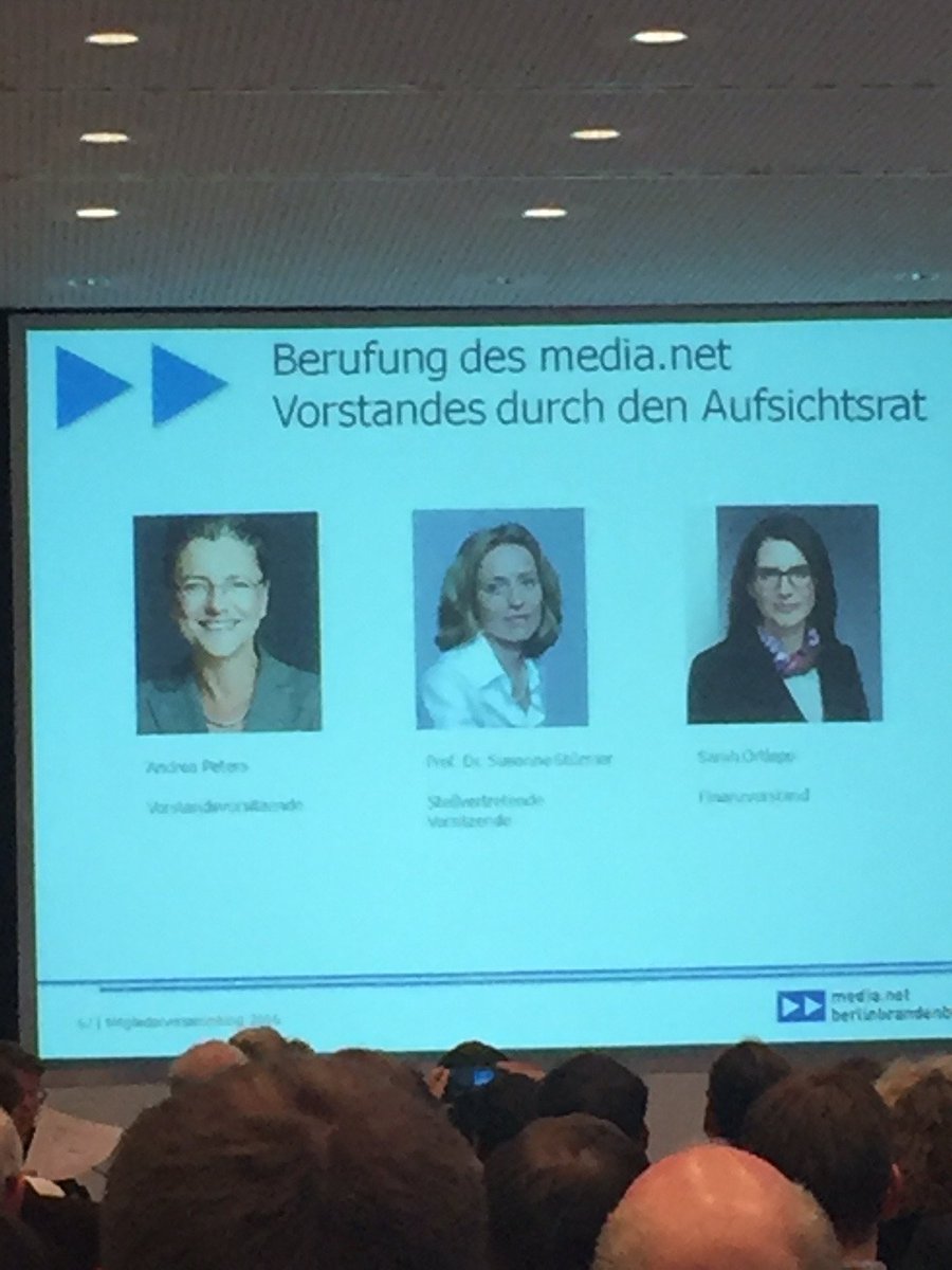 naviloapps's tweet photo. @medianetbb: Wahl des Vorstands & Tagesordnung
Andrea Peters, Dr. Susanne Stürmer, @OliverBeste
#Navilo #Berlin https://t.co/V32NZzkmzj