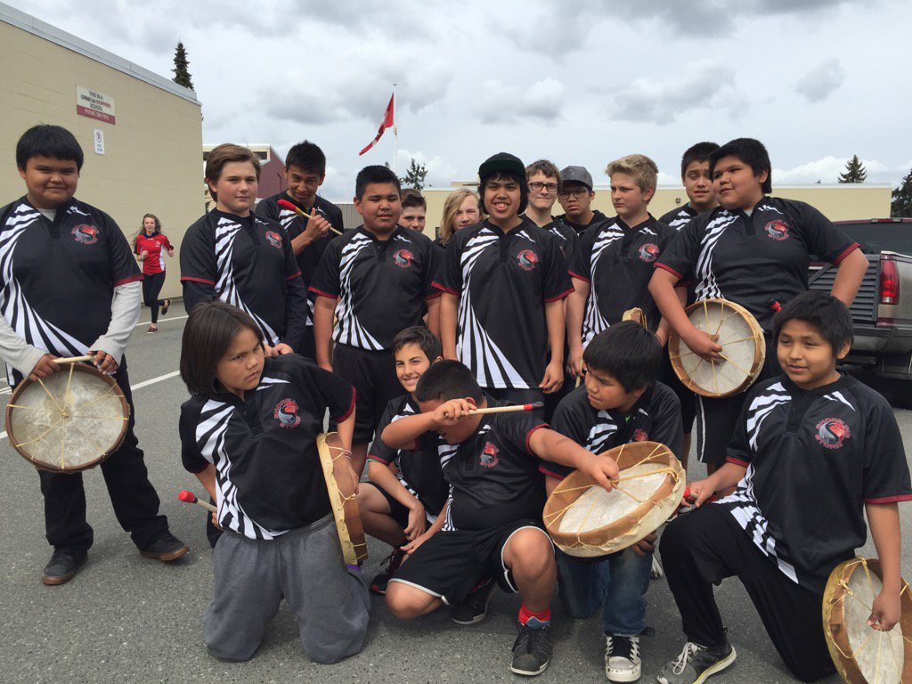 And our boys rugby #sd61learn #world7s Anticipation is building! Welcome Ireland