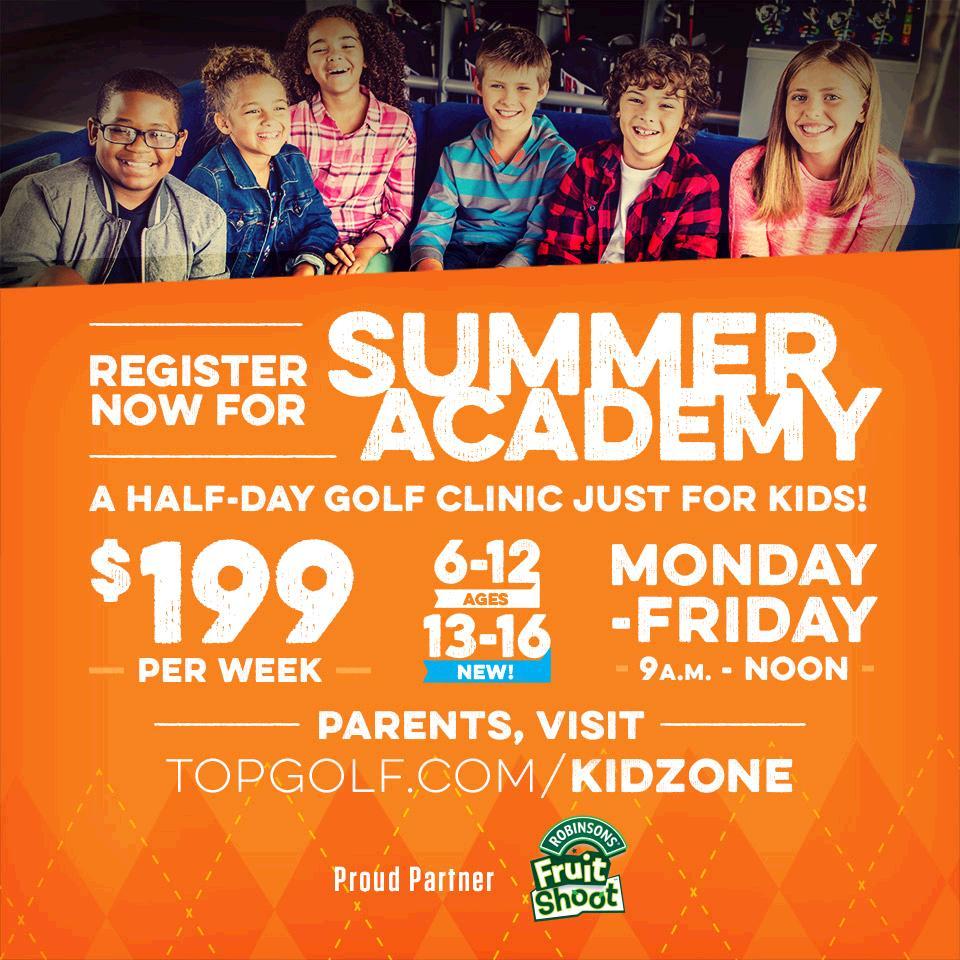 TopgolfChicago's tweet photo. Summer is around the corner &amp; that means Summer Academy! Sign up before May 31st for 20% off https://t.co/7s6d8bIbPQ https://t.co/4r0a7uWrNB