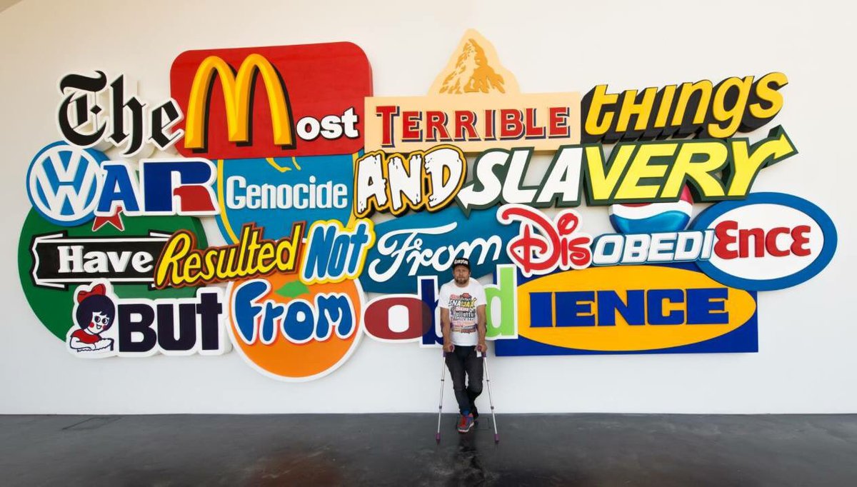 padilla_roberto's tweet image. "The most terrible things...have resulted not from disobedience but from obedience" (Jani Leinonen, artist)