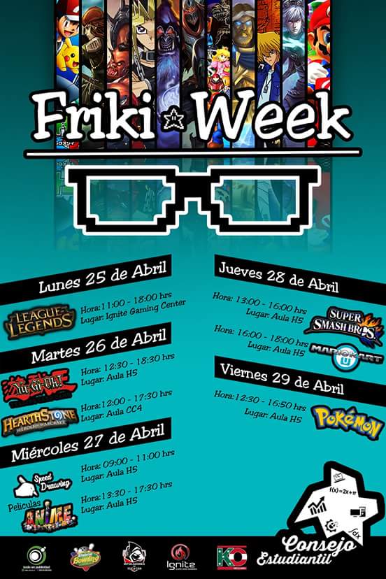 CE_FMAT's tweet photo. Celebra con #CEFMAT la ¡FRIKI ⭐️ WEEK! Del  25 al 29 de Abril. ¡No te la puedes perder! https://t.co/EUJxSh2sID