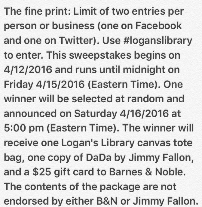 Logan's Library tweet media