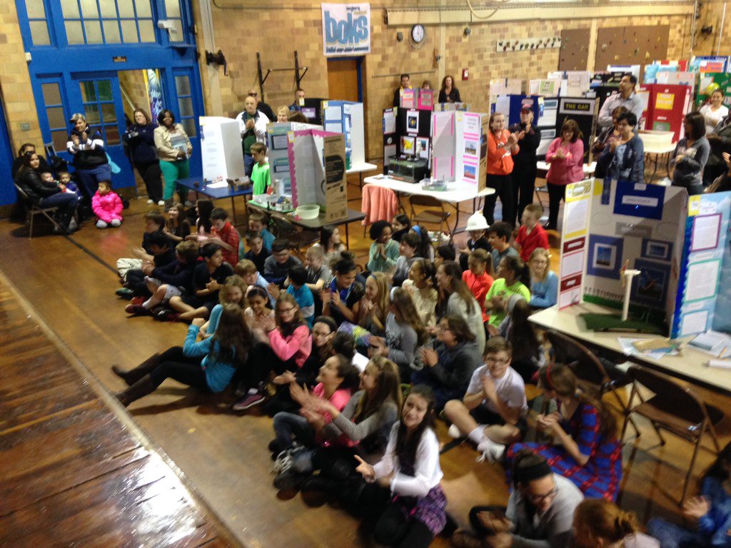 SouthMemorial's tweet photo. South School 5th grade Science Fair. Great job! https://t.co/EsKZEbBf3W