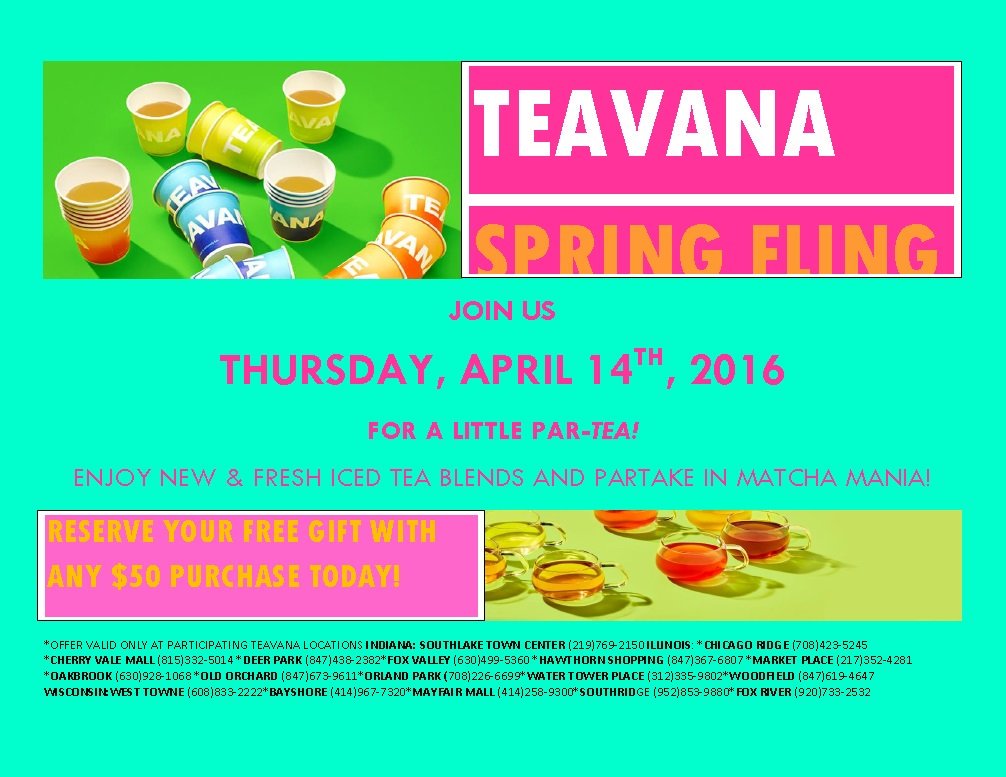 teavana193's tweet photo. Come join us for an all day part tea tomorrow! I can't believe it's almost here! #freegift @ShopAtFoxRiver https://t.co/gyqTj21QZF
