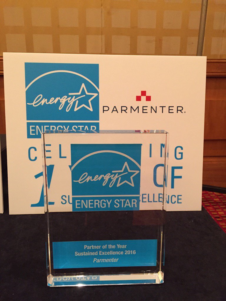 Looking at our Sustained Excellence award. #ParmenterGreen#ENERGYSTAR