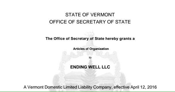 Ending_Well's tweet image. My #EOL job for #AD, #EOLC, #pregnancyloss #deathmidwifery, #homefunerals is officially incorporated as #EndingWell