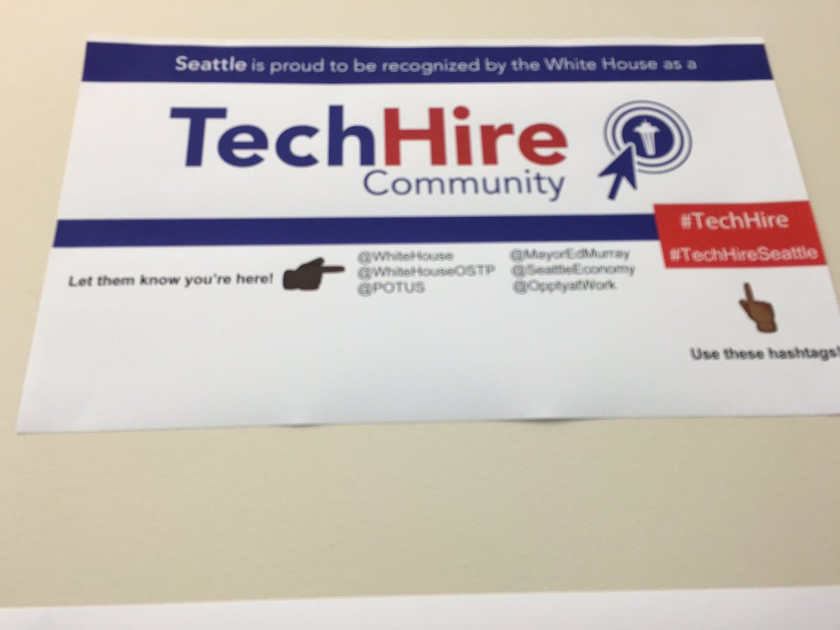 DaveParkerSEA's tweet photo. Hanging out with the #startupseattle team for #techhire #techhireseattle kickoff https://t.co/j3Y2c9FyI3