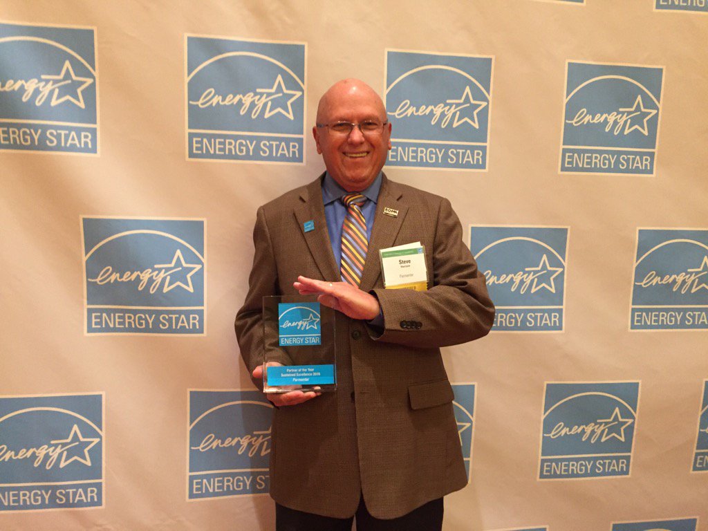 Showing off our Energy Star Sustained Excellence award