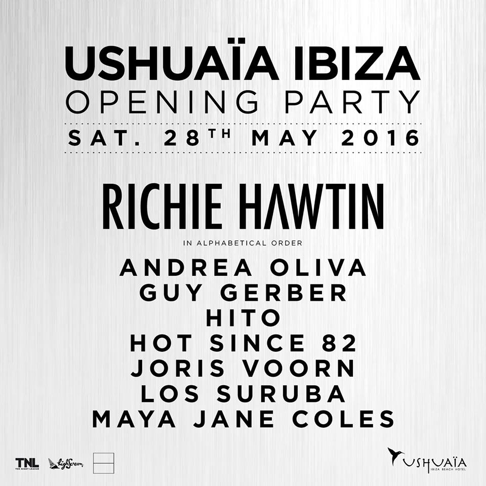 IbizaClubNews's tweet photo. "@ushuaiaibiza Opening May 28th! @richiehawtin @jorisvoorn
@AndreaOliva1 @hotsince82 @GuyGerber @mjcofficial https://t.co/mJDOH71vkl