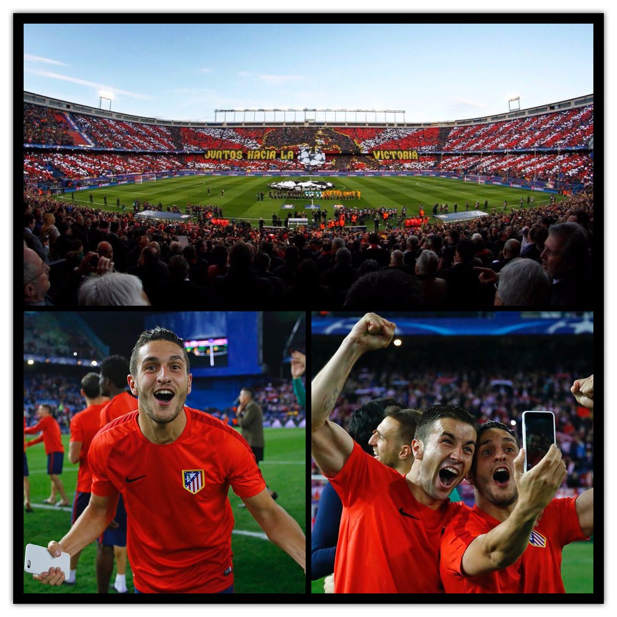 El Calderón gana partidos. Habéis estado increíbles. ¡¡A semis!! 🔴⚪️🔴 #JuntosHaciaLaVictoria #UCL #NuncaDejesDeCreer