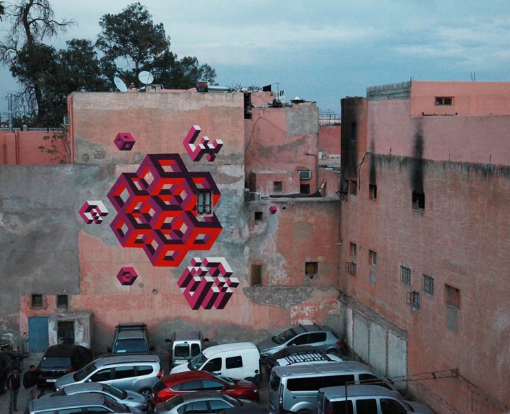 BKStreetArt's tweet photo. Street Artists at the Marrakech Biennale: https://t.co/FhxCXJM378 @MKechBiennale @URBANNATIONBLN #lxone https://t.co/Y2p0GsRXtN