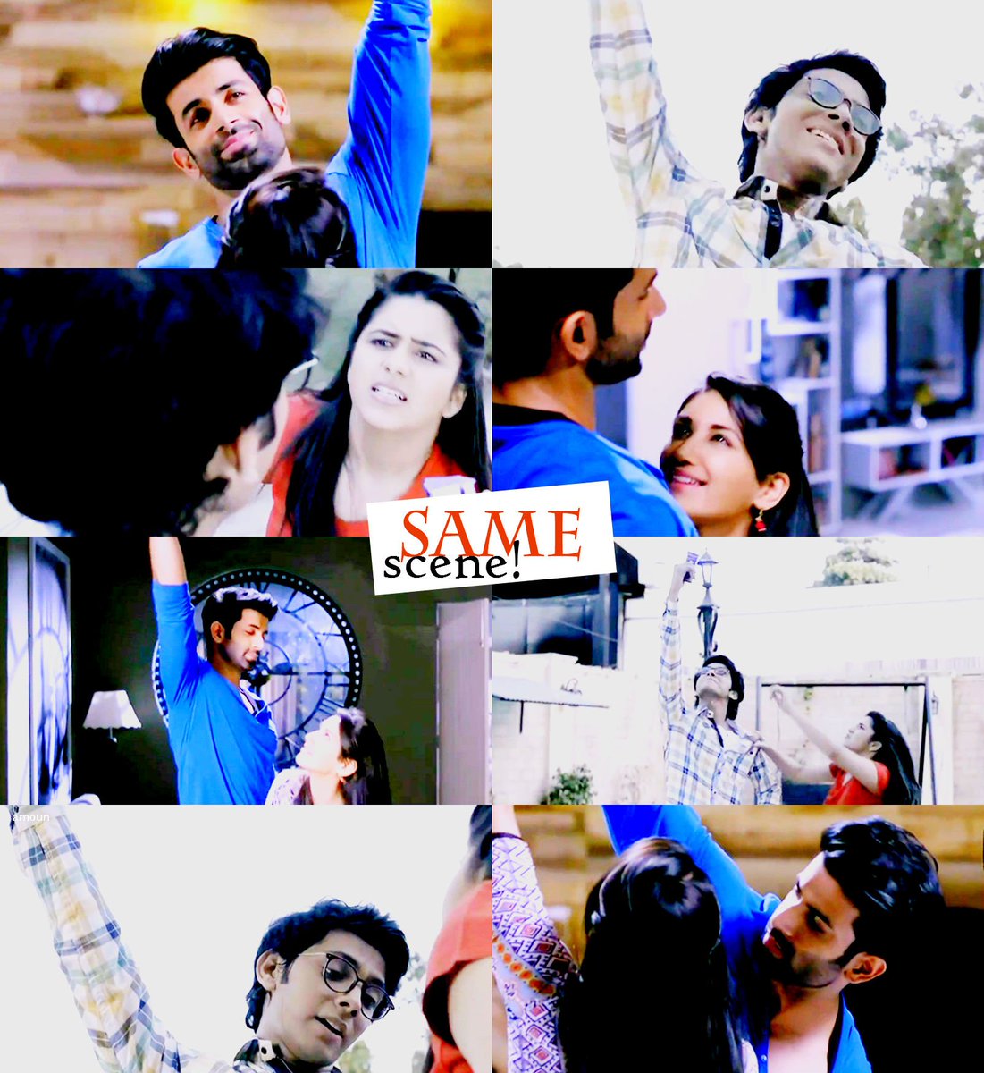 EShraman's tweet photo. They never change, the same behavior as if they were still young 😘 (Same Scene) #ShraMan #EkDujeKeVaaste https://t.co/2Po1NSCk3J