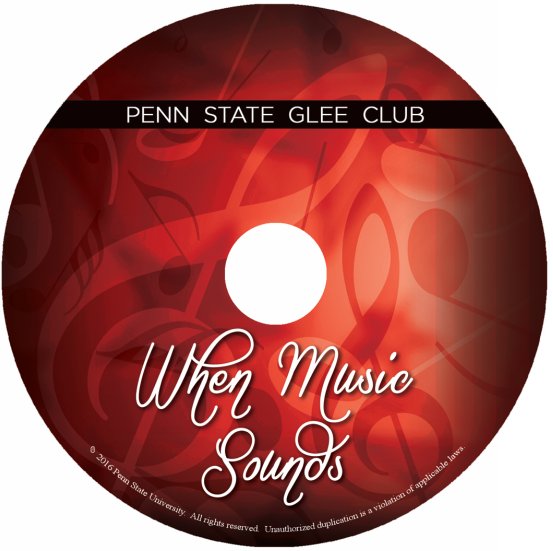 PSUGleeClub's tweet photo. IT'S FINALLY HERE! The Glee Club is proud to present our latest CD: When Music Sounds. (1 of 2) https://t.co/VIMLAyVUWR