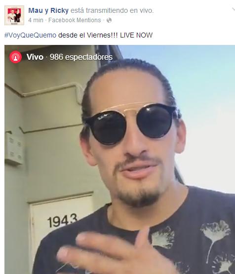MauyRickyChile's tweet photo. #M @MauYRicky #VoyQueQumo Facebook Live https://t.co/SZjp5y8rBy
