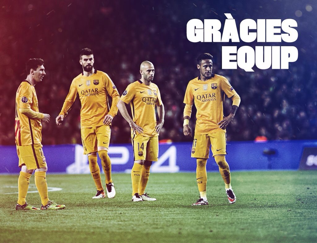 RinaldyMandala's tweet photo. Congratulations to @atletienglish for getting through to the Champions League semi-final. Força Barça!!! https://t.co/vlzsfDm6ME