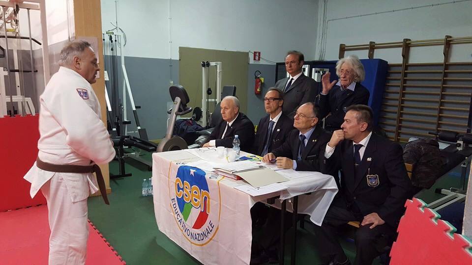 #stagenorcia2016 #csen #artimarziali commissione d'esame presieduta dal Presidente Nazionale F. Proietti