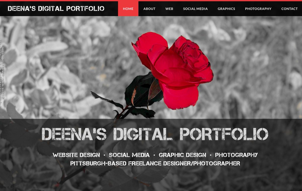 deenavision's tweet image. I&apos;m excited to announce my new DIGITAL PORTFOLIO WEBSITE! Check it out! deenavision.com #PittsburghWebDesign