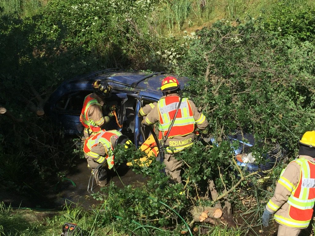 Elk Grove Creek Car Crash