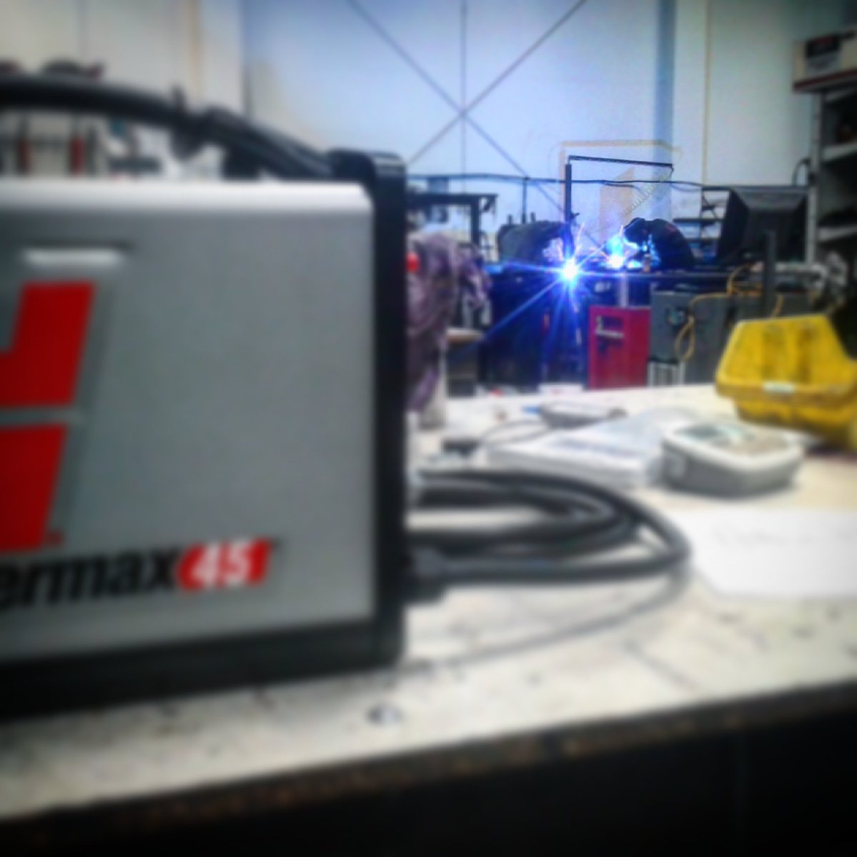 arclightdynamic's tweet image. Gettin&apos; tables built today!  Built in Oregon, U.S.A.  #cncshop #cncplasmatable #arclightdynamics