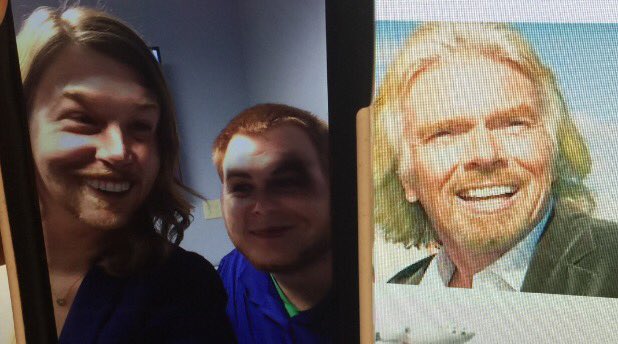 Face swapped with a co-worker.  Evidently we make a Richard Branson.