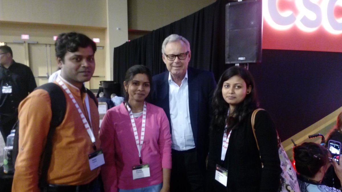 shruthidarsi's tweet photo. Awesome moment.. With Mike.. #Gsctechcom16 https://t.co/MXn9V0lEIh