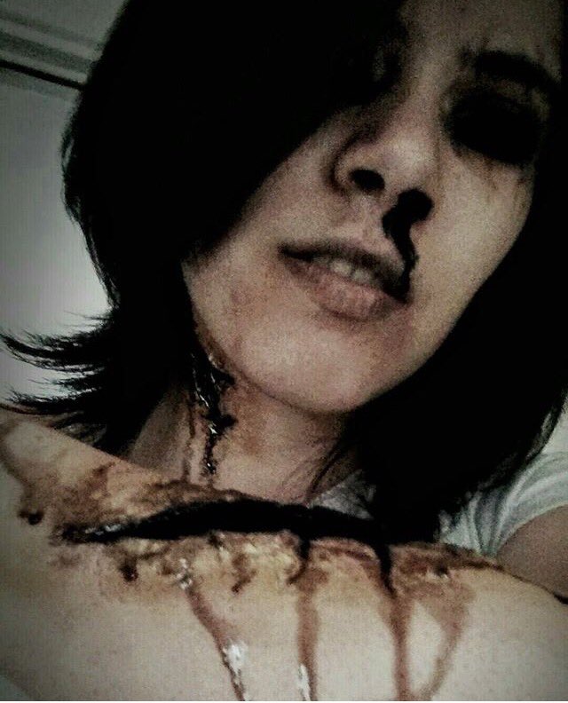 Wounded Demon PT2 #demon #wounded #makeupartist #SFX #makeup #sfxmakeup #fxgore #halloween #spfx #blackblood #horror