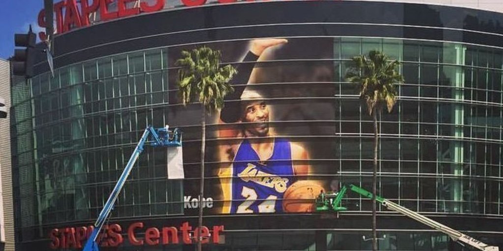 Staples Center Kobe Bryant Staples Center Kobe Bryant Banners